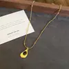 Colar com Pingente de Pedra Olho de Tigre Vintage para Mulheres 2026 Novo Modelo Luxo Leve High-End Camadas Corrente de Clavícula Corrente de Pescoço de Nicho Acessório