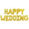 Juego de Regalo de Compromiso y Boda con Letras en Inglés 'Love', Globos de Boda de Papel de Aluminio, Decoración