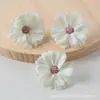 Pacote de Material de Flor Cabeça de Crisântemo Pequeno Simulada Flor Falsa Flor de Seda DIY Adorno de Cabeça Feito à Mão Guirlanda Parede de Flores de Casamento Material Flor