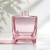 Dispensador Automático de Fragancia 500ml Botella Cuadrada de Vidrio Botella de Vidrio Vacía Botella de Aromaterapia Botella de Perfume Botella Recargable Gama Alta