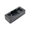 Ps Blíster Forrado Desechable Suministros Industriales Empaque Neutro Caja de Plástico Negro PVC Esmerilado Empaque en Blíster