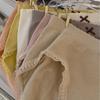 Calça hidratante rosa Cream 2.0 atualizada com entrepernas de grafeno cintura média alta renda com franja no quadril calcinha feminina