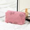 Nueva bolsa de maquillaje de pana de tres piezas para mujer estilo ins gran capacidad labial maquillaje teléfono móvil clutch portátil estuche para lápices