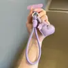 Esquema de Cores Dopamina, Cordão de Couro Trançado Espesso e Resistente para Celular, Estilo Feminino Moderno, Tira de Pulso de Cor Sólida Universal