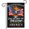 Bandeira de Jardim Cruzada para o Novo Dia da Independência, Bandeira com Listras e Águia Americana, Decoração Externa, Bandeira de Jardim Dupla Face em Linho