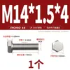 Tornillo Hexagonal Externo de Rosca Fina de Acero Inoxidable 304 M6M8M10M12M14M16M18M20*1/1.25/1.5