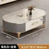 Armário de TV de Luxo em Ardósia Estilo Italiano com Tampo Oval de Mármore, Ardósia Espessa de Grau 9Mme0, Superfície de Ardósia Brilhante