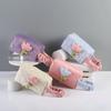 Bolsa de Cosméticos, Simple y Portátil, Bolsa de Almacenamiento de Gran Capacidad, Bolsa Portátil de Viaje para Almacenamiento de Cosméticos, Caja para Artículos de Aseo, Portátil