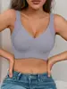 Ropa Interior Invisible Sin Costuras de Talla Grande Nueva de Verano para Mujeres con Senos Grandes que Muestran Sujetador Push-Up y Pull-Up Pequeño Sin Aros Venta al por Mayor