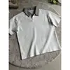 Cleanfit Camisa Polo Old Qian Feng de Espiga Manga Corta para Hombre Verano Sensación Rasgador Estudiante Atractivo Camiseta de Capa de Aire