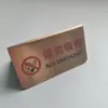 Placa Vertical de Aço Inoxidável Prateado para Restaurante Vip para Lugares Reservados, Placa de Não Fumar, Placa de Reserva, Placa de Número de Mesa