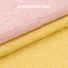 Tecido Base para Camisa Fashion Tendência 230g Algodão Colorido Listrado Pit 2x2 Malha Canelada Viscose Nylon Poliéster Tecido Elástico
