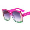 Caja Transfronteriza tamaño grande color gafas de sol para hombre y mujer moda europea y americana temperamento moderno gafas de sol 5601