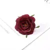 Cabeza de Flor de Camelia Artificial, Flor de Camelia de Tela, Caja de Regalo para Ramillete de Boda, Accesorio de Ropa DIY, Flor Falsa