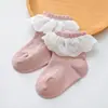 Calcetines de encaje para niña de 26 años para primavera y verano, calcetines de bebé sin costuras, calcetines estilo princesa coreana para niñas pequeñas, calcetines de baile, transfronterizo