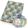 Navidad Acebo Dibujos Animados Serie de Cobayas Patrón Impreso Delgado Algodón Poliéster Hecho a Mano diy Parche Bolsas Mantel Camisa Pijama