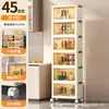 Instalación Gratuita Gabinete Plegable de Almacenamiento Hogareño Sala de Estar Cocina Gabinete para Juguetes y Snacks Gabinete Plegable de Almacenamiento Transfronterizo