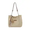 Bolsa Grande de Ombro Único Cor Sólida Retrô Tendência Outono Inverno 2025 Novo Estilo Fashionable Fresca Textura de Axila Bolsa Tote Atacado