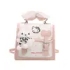 Mochila con lazo de lunares, nuevo diseño estilo coreano, mochila pequeña con un look juvenil y elegante, bolso de hombro y bandolera multifuncional