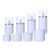 250/300400/500ml blanco PE acondicionador Loción Protector solar set cosmético Presionar botella de plástico
