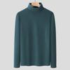 Camiseta interior de cuello alto para hombre de terciopelo otoño e invierno cálida forrada de forro polar terciopelo de doble cara manga larga camiseta interior productos genuinos ropa interior Hombre