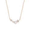 Collar de plata de ley S925 con forma de estrella pequeña, ideal como regalo de cumpleaños para novias, cadena de clavícula de alta calidad.
