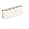 Fábrica de Origen Neodimio Hierro Boro Galvanizado Acero Magnético Ventosa Forma de Tira Piezas de Motor Imán Rectangular Imán Fuerte Industrial Personalización