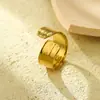 Anillo de Textura Cruzada de Alta Gama Lele Jewelry Venta Caliente de Comercio Exterior para Mujer Diseño de Nicho Transfronterizo Europeo y Americano Amazon