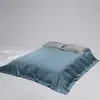 Lençol de algodão de fibra longa simples, peça única, algodão puro, trama acetinada, conjunto de três peças para cama de solteiro ou casal em dormitório