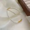 Collar Pequeño de Perlas de Lujo Ligero, Gargantilla Elegante y de Moda con Nuevo Diseño Popular 2026, Cadena Exquisita y Simple para la Clavícula