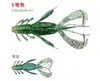 Yajie Pesca Señuelo Camarón Suave 10cm/10g Forma de Camarón Señuelo Suave Disponible en Ocho Colores para Pesca de Lubina