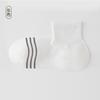 Meias de Ângulo Reto para Mulheres, Meias Finas de Algodão Puro de Meia Panturrilha, Meias Curtas Esportivas com Punho, Meias Casuais Femininas Desodorantes e Absorventes de Suor para Primavera e Verão