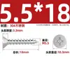 Tornillos Autorroscantes Avellanados Gb846 Acero Inoxidable 304 Cabeza Plana Phillips Tornillos para Madera Extendidos M2.9M3.5M4.2M5.5