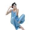 Pijamas de seda de algodón de nuevo estilo 2025 para mujer, finos, de talla grande, sueltos, de primavera y verano, con estampado de rayón, ropa para el hogar, ropa exterior
