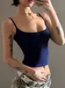 Camisola deportiva sexy y ajustada, elástica, amigable con la piel, para chica europea y americana, top corto ajustado, personalizable