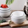 Tigela Cerâmica Grão Horizontal Casual Tigela de Arroz Doméstica Tigela de Sopa Tigela de Salada de Frutas Tigela de Lanche Tigela de Sobremesa Tigela de Leite de Pele Dupla