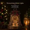 Novos Artesanatos de Resina de Natal Pingentes de Sino Brilhantes Decorações de Natal para Festival Casa Mesa Enfeites
