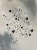 Pegatinas para Uñas de Hormiga Estilo Navidad Lazo Estilo Otoño/Invierno Corazón Decoraciones para Uñas Fabricante Original YT9333