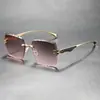 Gafas de Sol Sin Marco de Gama Alta para Conducir al Aire Libre, Fotografía Callejera, Desfiles de Moda, Decoración, Protección Solar y Sombreado C68088