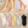 Calcetines Calcetines Cortos de Mujer Verano Delgados Calcetines de Algodón Puro para Mujer Tubo Corto Corte Bajo Antiolor Absorción de Sudor Calcetines de Barco Calcetines de Mujer Calcetines Bajos