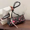 Nueva colección de verano 2026 para mujer: bolsa de compras de gran capacidad, bolso de hombro, estampado de cerezas, bolso tote moderno y minimalista, bolso de mano
