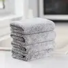 Estilo japonês bambu carvão louça toalha de lavar louça pano de lavar louça de cozinha pano de cozinha manchado de óleo espessa absorvente limpeza das mãos almofada de limpeza das mãos