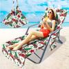 Funda Exclusiva Transfronteriza para Silla de Playa Bolsa para Silla de Playa de Microfibra Impresión Digital 3D Serie Navideña A partir de una Pieza