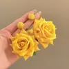 Pendientes de plata de ley S925 estilo coreano de lunares con lazo 2026 nuevos de moda populares versátiles de alta gama hermosos pendientes para mujer