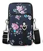 Bolsa para Teléfono Móvil de Pantalla Grande Bolso Cruzado para Mujer Mini Bolso Pequeño de Primavera y Verano Bolsa de Tela con Lazo Billetera Portátil para Monedas