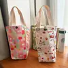 Bolsa de Almuerzo Impermeable de Dibujos Animados Linda y Creativa Bolsa para Taza Bolso de Mano Bolsa para Tetera Portátil Bolsa para Lonchera Bolsa de Almacenamiento Universal para Exteriores