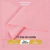Tecido de malha 2*2 costela pequena 300g poliéster amônia fio de alta elasticidade tecido alça fina colete pequeno jaqueta calça pantalona