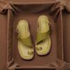 Sandalias Planas de Tacón Bajo Casuales para Mujer Estilo Coreano Diseño Simple Ins Francés para Mujer Verano 2026 Nuevo Estilo