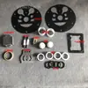 Acessórios para bomba de diafragma pneumática QBY/QBK/QBY3 controle deslizante plástico pneumático vedação de borracha kit de reparo intermediário