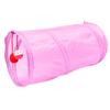 Juguete túnel para gatos transfronterizo, plegable, con estampado a color, con forma de campana de flores, de una sola capa, con forma de dragón de tierra rodante.
